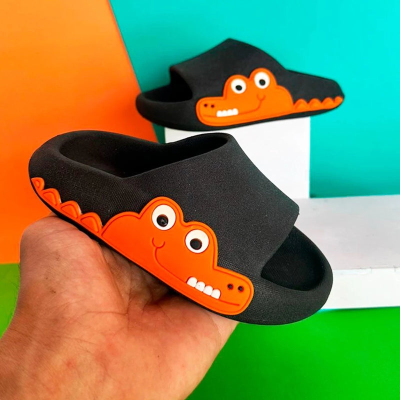 Chinelo Nuvem Infantil Crocodilo | Caminhar com Conforto e Estilo