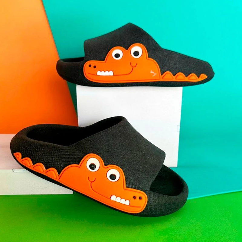 Chinelo Nuvem Infantil Crocodilo | Caminhar com Conforto e Estilo