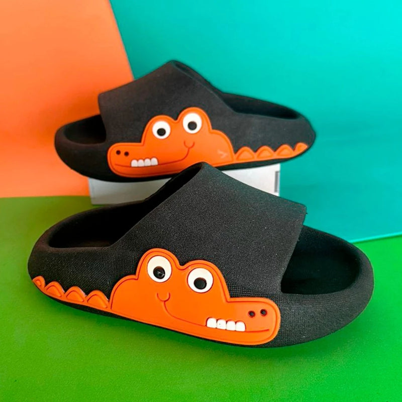 Chinelo Nuvem Infantil Crocodilo | Caminhar com Conforto e Estilo