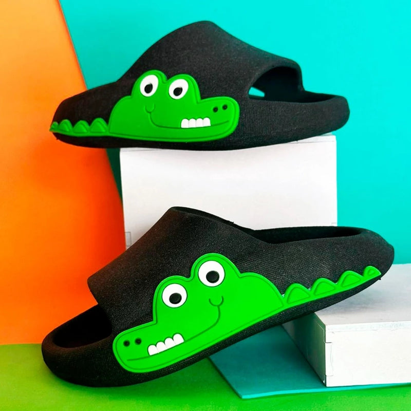 Chinelo Nuvem Infantil Crocodilo | Caminhar com Conforto e Estilo