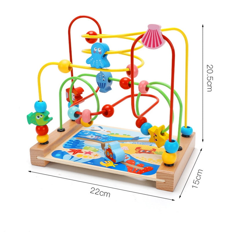 Labirinto Aramado Divertido Brinquedo Educativo de Madeira